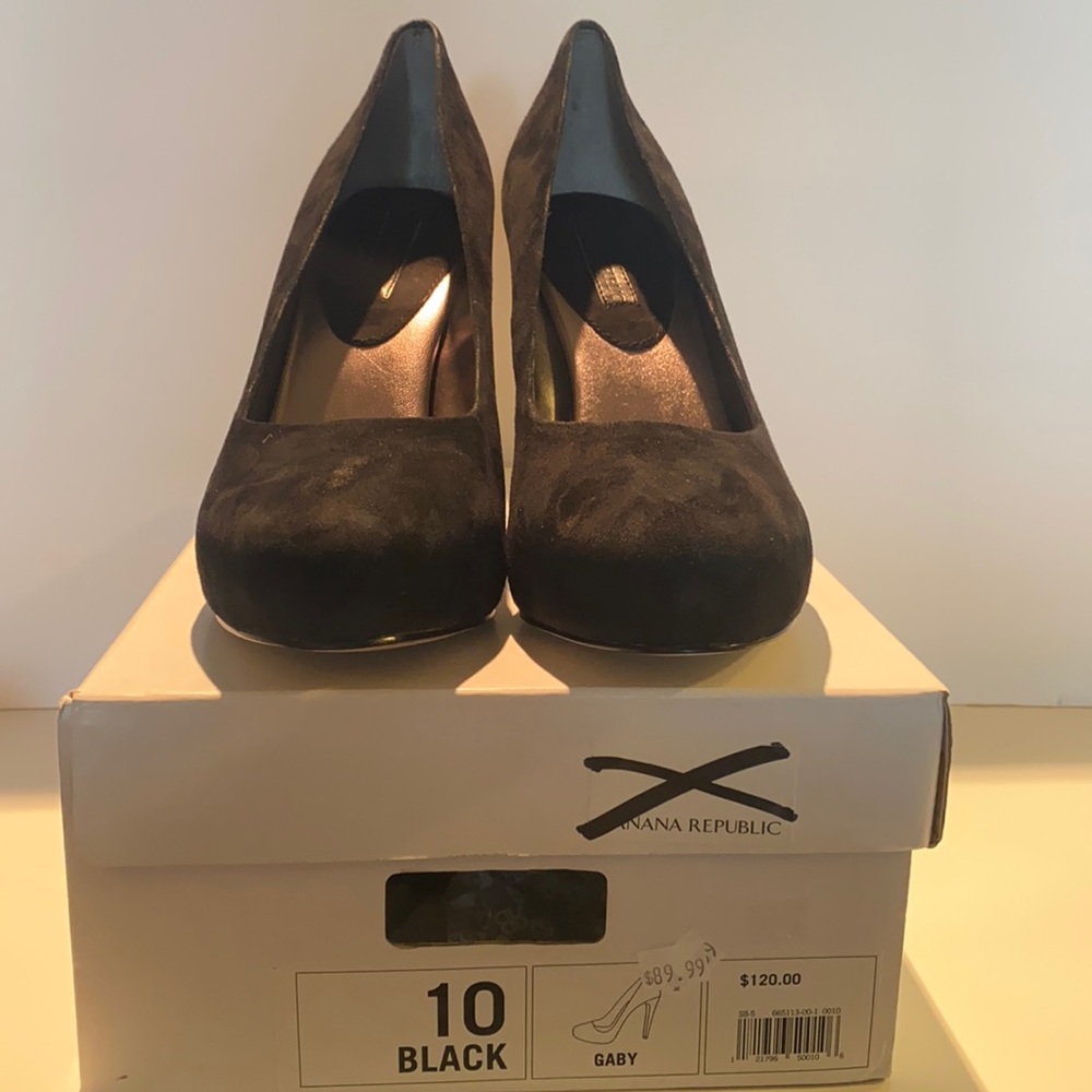 Banana Republic Suede Upper Platform Heel